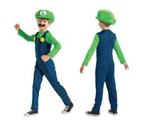 Disguise Costume per bambini Super Mario Luigi 2 pezzi Verde 7-8 anni