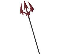 Disguise Men's Pitchfork Costume Accessory, Black/Red, Adult