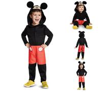 Disguise Mickey Mouse Disney Minnie Infant-Toddler con Cappuccio Costume 12000