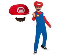 Disguise Costume Nintendo Super Mario Junior Blu Taglia 7-8 anni
