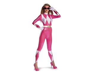 Disguise Pink Ranger Sassy Bodysuit 12-
