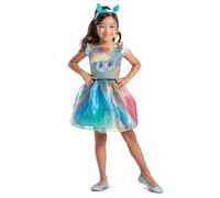 Disguise Rainbow Dash Fancy Dress INTL, Multicolore, 7-8 Bambine e Ragazze