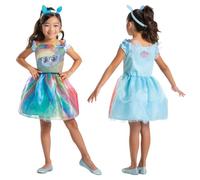 Disguise Rainbow Dash Fancy Dress INTL, Multicolore, 7-8 Bambine e Ragazze