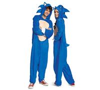 DISGUISE 124789D-15L - Costume da film Sonic per adulti, unisex, multicolore