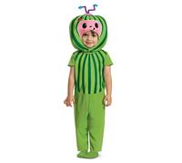 Disguise Unisex Coco melon Neonato Ufficiale Tuta Accessorio Capelli 128459