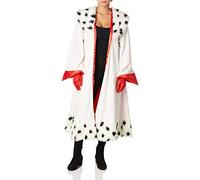 Disguise Women's De Vil Costume Accessory, Official Disney Cruella Coat and Gloves Set, Multicolored, S (4-6)