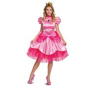 Disguise Women's Super Mario Deluxe Princess Peach Fancy Dress Costume X-Large