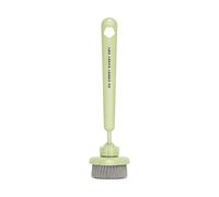 Dish Brush Kitchen - Long Handle Rotating Scrubber Tool, Adjustable Flower Head Cleaning Brush with Strong Bristle Design, Multi Wash Aid, Sink Pot Pan Care Details, Bottle Jar Restaurant Use