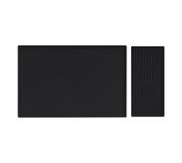 Dish Drying Mat, Flexible Heat-Resistant Silicone Pad, Non-Slip Multifunctional Cafe Machine Mat, Machine Washable Coffee Station Accessory, 24x16x0.4 inches