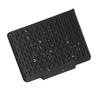 Dish Drying Mat, Silicone Mat, Foldable and No Slip Design, Efficient Water Drainage, Kitchen Pad for Post Dinner Cleanup, Apartment, Bartending Station, 15,75 x 12,6 x 0,79 pollici