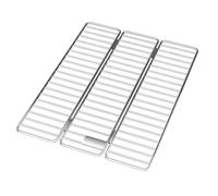 Dish Drying Rack - Stainless Steel Frame, Tri Fold Design, Rustproof | Over The Sink Dish Drying Rack Dish Drying Rack Tri-Fol Fruit Vegetable Utensil Bowl Cup Sponge Brush Home Counter Restaurant