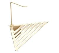 Dish Rack, Foldable Metal Triangle Rustproof Stand Drainer, Space Saving Sink Dish Drying Rack With Efficient Drainage Design For Home Countertop Cabinet Indoor Apartment Women Men Kitchen Storage Use