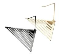 Dish Rack - Key Addition For Any Home Practical Organizing | Foldable Rustproof Metal Triangle Sink Drying Stand | For Organization Drainage Home Countertop Cabinet Indoor Apartment Women Men Space-Sa