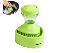 Dish Scrub Brush - ABS, Soap Dispensing Scrubber Durable Design | Kitchen Brush with Holder for Pots & Pans, Multi- Cleaning Tool for Sink, Stove, Cookware, Bowls, Cutting Boards, Kitchen Use
