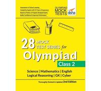 Disha Experts 28 Mock Test Series for Olympiads Class 2 Science, Mat (Tascabile)