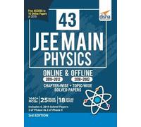 Disha Experts 43 Jee Main Physics Online (2019-2012) & Offline (2018 (Tascabile)