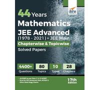 Disha Experts 44 Years Mathematics Jee Advanced (19782021) + Jee Mai (Tascabile)