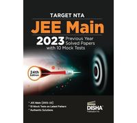 Disha Experts TARGET NTA JEE Main 2023 - 10 Previous Year Solved Pap (Tascabile)