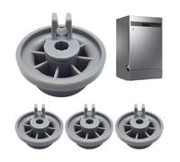 Dishwasher Lower Rack - ABS, 165314 Dish Washer Wheels Lower Rack | Replacement Wheel Kit For Home Kitchen Dishwasher Holder Repair And Smooth Rolling