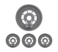 Dishwasher Lower Rack Wheels, 4-Piece Replacement Dishrack Rollers | Bottom Rack Wheel Set for Dishwasher Dishracks, Home Appliance Repair, Replacement and Smooth Rack Movement