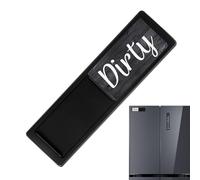 Dishwasher Magnet Clean Dirty Sign - 7x2In Easy To Read Dish Wash