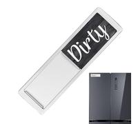 Dishwasher Magnet Clean Dirty Sign - 7x2In Easy To Read Dish Wash
