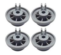 Dishwasher Rack Wheel - Noise-Reducing Smooth Rollers, Durable Abs Construction Reliable Support, Replacement Part Convenient Installation | Perfect for Lower Rack Dishwasher Spare Accessories