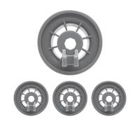 Dishwasher Wheels Lower Rack - Replacement Rollers, Bottom Cart Wheels | Costruzione, Smooth Rolling Function, Easy Installation, Compatible With Multiple Models, Essential Spare Part, For Di