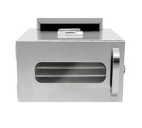Disidratatore alimentare 400 W, 30 - 90 ℃, essiccatore per frutta e verdura in acciaio inox, 6 strati, in acciaio inox, tempo regolabile, display LCD