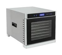 Disidratatore alimentare, 700 W, 8 piani, 360°, essiccatore a secco, 35 - 75 °C, regolazione della temperatura da 1 - 24 ore, con protezione contro il surriscaldamento per carne, frutta, verdura