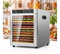 Disidratatore Con Display A LED, Disidratatore Con Timer 24 Ore | Display LED Integrato, Temperatura E Ora In Tempo Reale, For L'essiccazione Della Carne