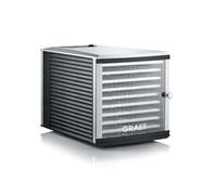 Disidratatore GRAEF DA 510 in argento con display con timer, controllo della temperatura, 30-70°C regolabile, display trasparente, cassetto salvaspazio