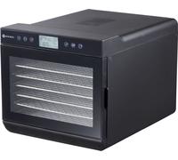 HENDI Essiccatoio, 7 vassoi, per alimenti, frutta- carne- frutta- verdura- pesce- erbe disidratatore, 230V, 500W, 345x450x(H)315mm, acciaio inossidabile