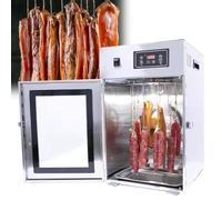 Disidratatore per alimenti grande commerciale da 800 W, armadio essiccante in acciaio inossidabile carne secca, manzo, pollo, carne, frutta, erbe aromatiche, controllo della temperatura da 30 a 90 ℃