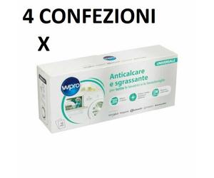 DISINCROSTANTE LAVATRICE LAVASTOVIGLIE SGRASSANTE ANTICALCARE 48 BUSTINE