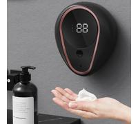 Disinfettante automatico per le mani in schiuma, accessori per il bagno, bottiglia di sapone, detergente per le mani in schiuma montato a parete, dispenser di sapone con rilevamento intelligente