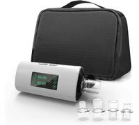 Disinfettante e detergente CPAP - Mini kit di pulizia portatile con display a LED, ultra silenzioso, adatto per apparecchi CPAP, vie aeree e strumenti per la disinfezione delle maschere