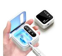 Disinfezione Spazzolino Box Sterilizzatore Testa Spazzolino Montaggio a Parete Sterilizzatore LED Luce UV PortaSpazzolino per Pulizia Case, Spazzola Supporto per Uso Domestico Portaspazzolino UV