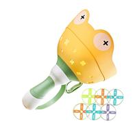 Disk Launcher - Tema PP, 5,51 x 9,06 in Flying Disk Launcher | Gioco a disco volante manuale all'aperto | Giocattoli di attività per bambini, prato, , cortile, divertimento in famiglia,