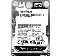 Disk WD Scorpio Black WD1600BEKT 160GB 7200U/Min 16MB SATA II 2.5'' Zoll