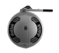 Disklok Antifurto per Volante 'Gold Edition' - Taglia Medium - 39-44cm - Argento - Approvato SCM Dispositivo Blocca-sterzo Sicurezza Visibile Dissuasivo Deterrente Universale per Auto Furgoni Camper