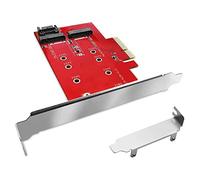ADATTATORE ATLANTIS A06-M2-DUAL-P4 per install. su PC un SSD M.2/NVME o M.2/SATA dim: 80,60,42,30mm su slot PCIe-4/8/16x