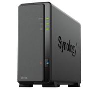 DiskStation DS124 1 Bay NAS Server, 4TB - DS124/4TB-HAT3300