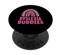 Dislessia Buddies Dislessico Dislessico Consapevolezza Dislessia PopSockets PopGrip Adesivo