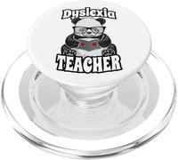 Dislessia insegnante terapista terapia dislessico Panda libro cuore PopSockets PopGrip per MagSafe