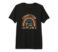 Dislessia Rainbow Connection Over Compliance Sped Teacher Maglietta Premium