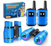 Dislocati Walkie-talkie Bambini, Giochi per Bambino 3-9 Anni Maschio Binocolo Bambini Regalo Bambino 3-9 Anni Maschio Giochi da Esterno Cannocchiale Kit Esploratore Giocattoli Regalo Pasqua Bambini