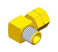 DISMARINA PLASTIMO Nuevo 2024-CONNECTOR 90D G1/4M G1/4F-RG57037, 70635 Other, Multicolor, One Size