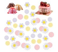 Disnace 100 Pezzi di Confetti a Margherita, Coriandoli Margherita Decorazione di Compleanno, Margherita Decorazione da Tavolo, Coriandoli per Decorazioni, Decorazione Floreale con Coriandoli (Rosa)