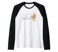 Disney 100 Anniversary Winnie the Pooh D100 Quote With You Maglia con Maniche Raglan